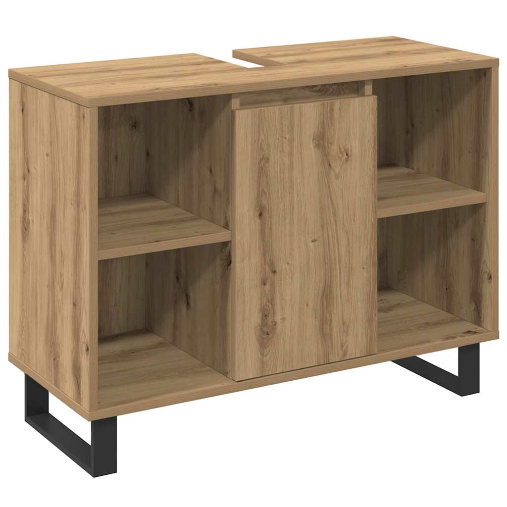 vidaXL Set de mobilier pentru baie cu ușă 3 pcs Maro 30 x 30 x 180 cm vidaXL Set de mobilier pentru baie cu ușă 3 pcs Maro 30 x 30 x 180 cm