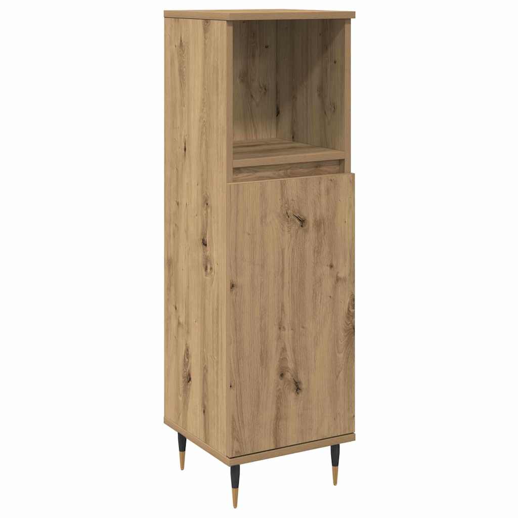vidaXL Set de Mobilier pentru Baie cu ușă 3 pcs Stejar Artizanal vidaXL Set de Mobilier pentru Baie cu ușă 3 pcs Stejar Artizanal