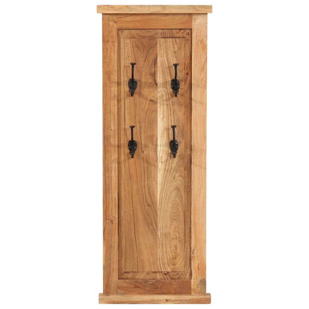 vidaXL Cuiere de haine, 2 buc., 38x100 cm, lemn masiv de acacia vidaXL Cuiere de haine, 2 buc., 38x100 cm, lemn masiv de acacia