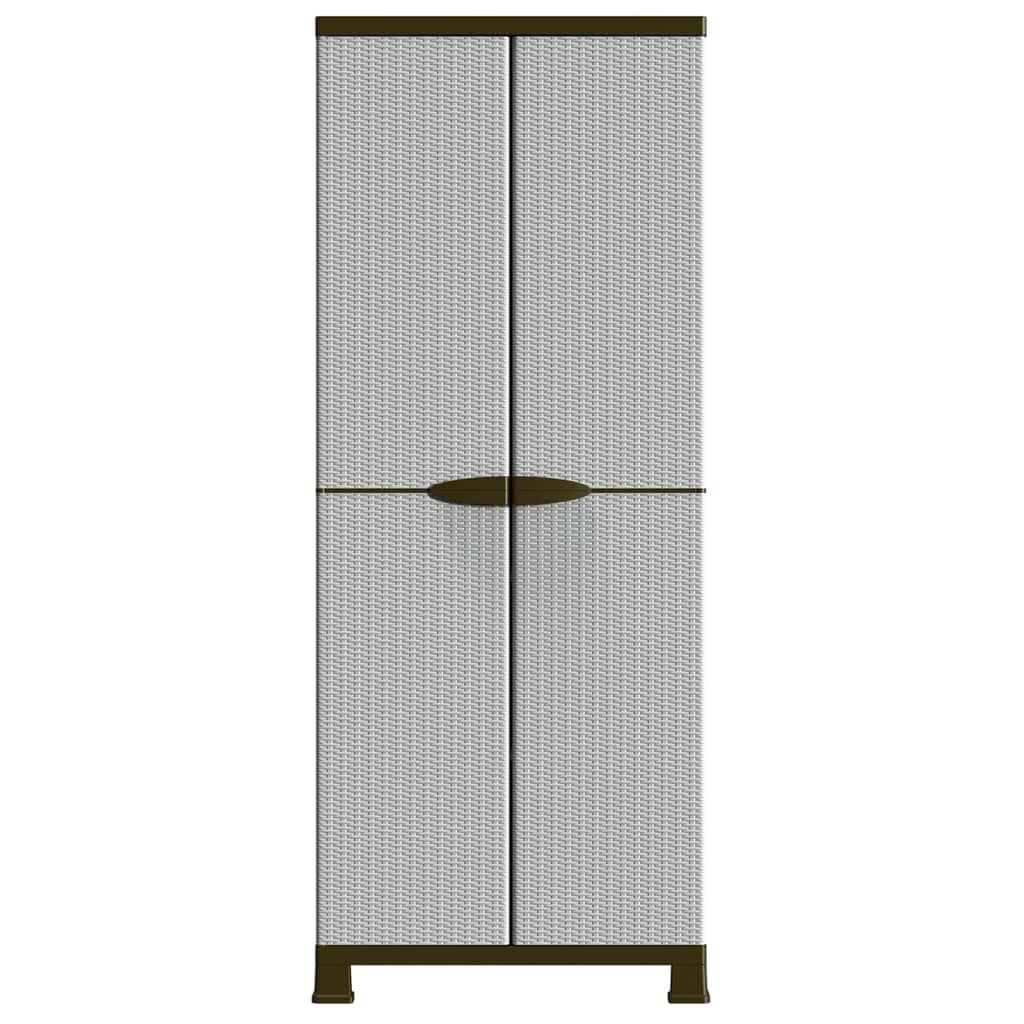 vidaXL Dulap, 68x39x171,5 cm, design de ratan