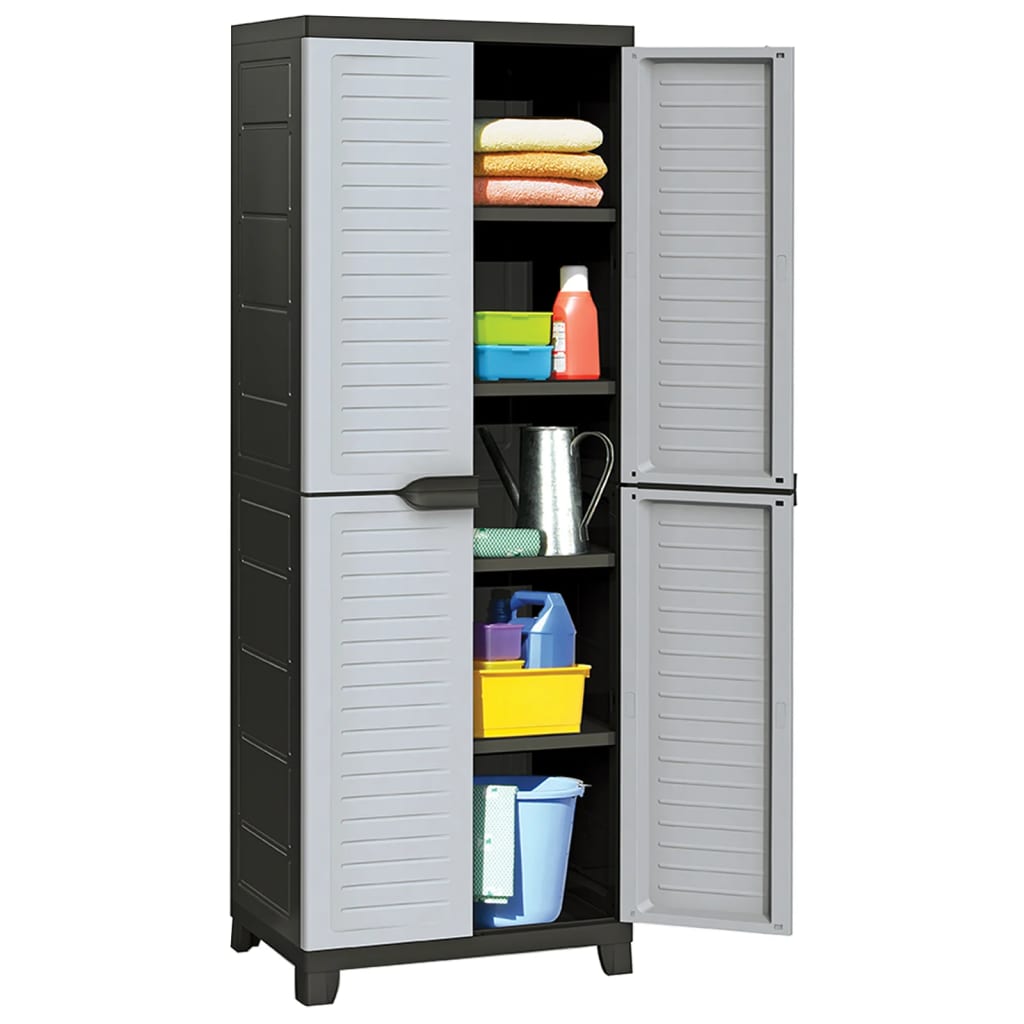 vidaXL Dulap, 65x45x181 cm, plastic vidaXL Dulap, 65x45x181 cm, plastic