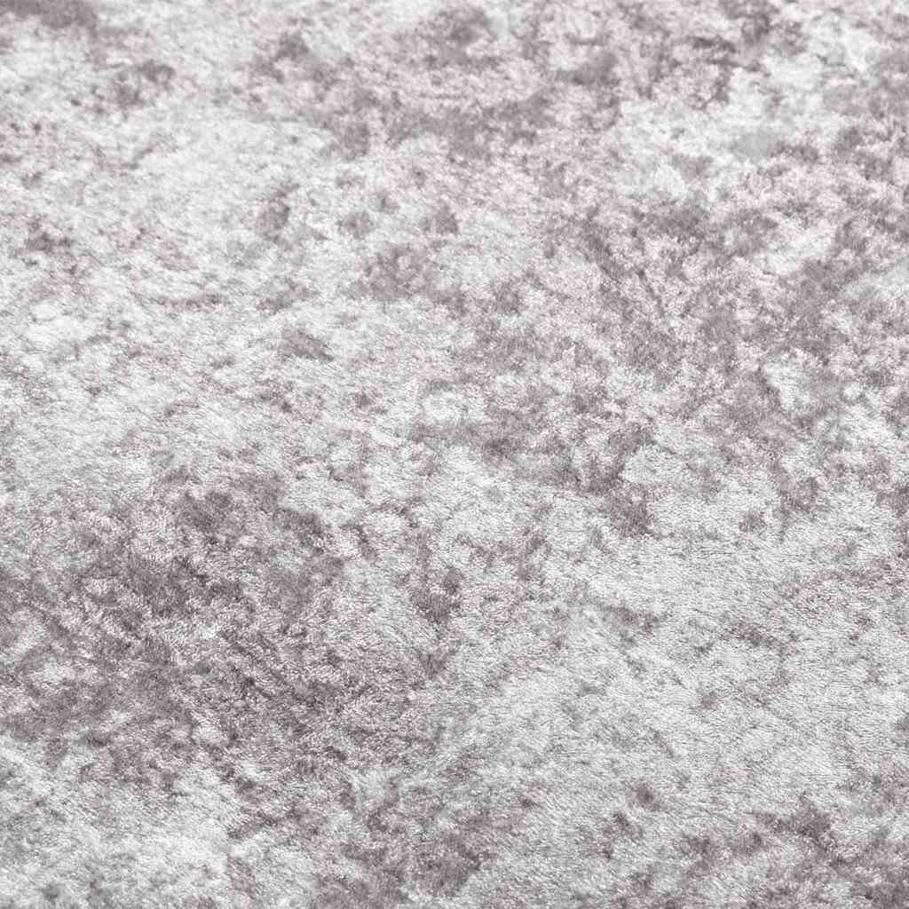 vidaXL Covor lavabil, gri, 160x230 cm, antiderapant