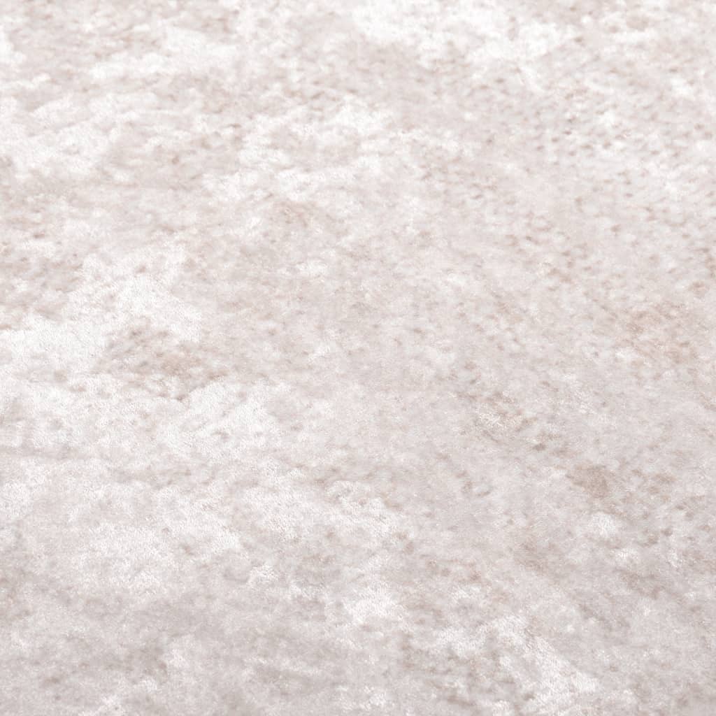 vidaXL Covor lavabil, bej deschis, 80x150 cm, antiderapant