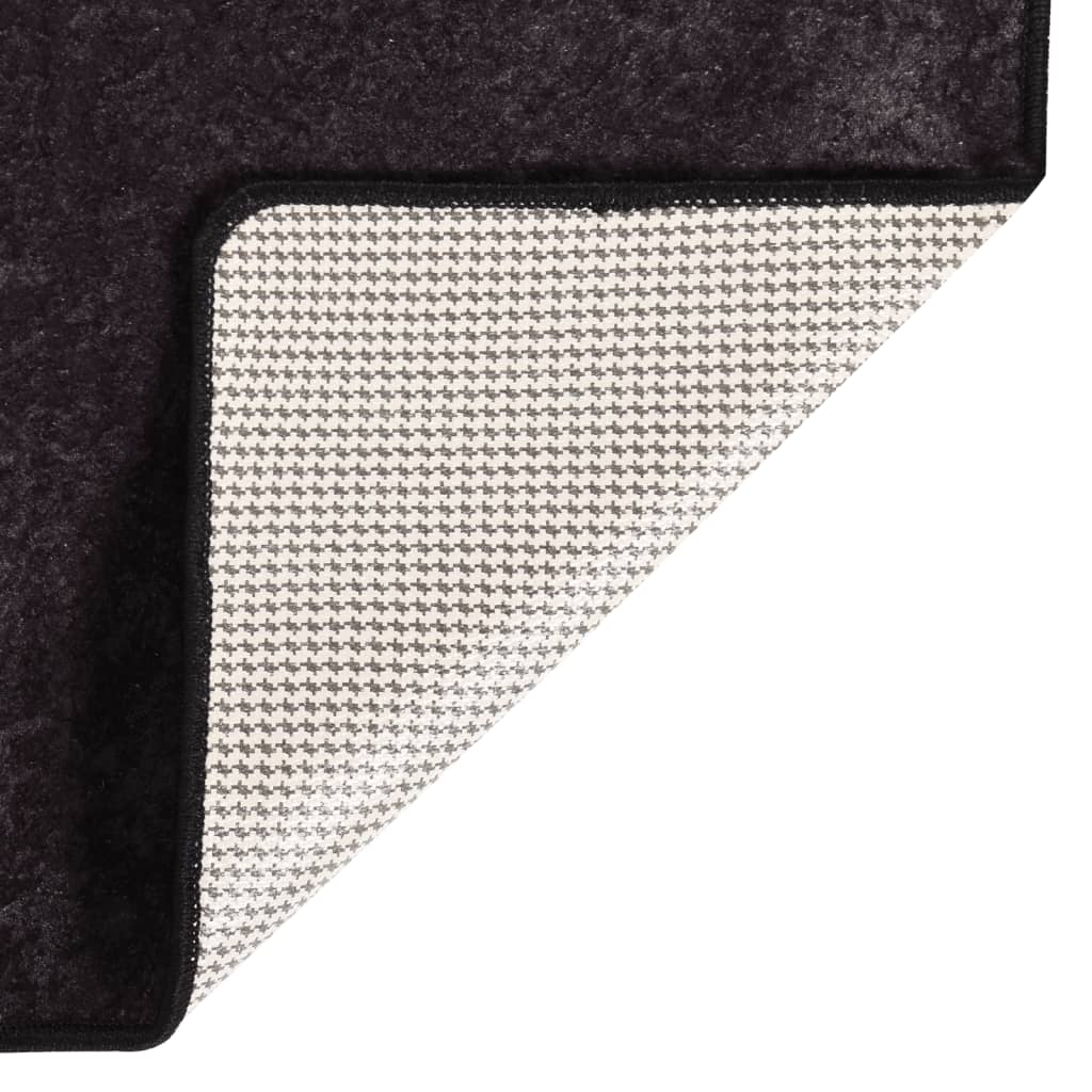 vidaXL Covor lavabil, antracit, 190x300 cm, antiderapant