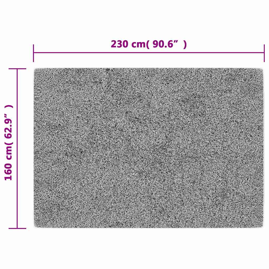 vidaXL Covor lavabil, gri, 160x230 cm, antiderapant vidaXL Covor lavabil, gri, 160x230 cm, antiderapant