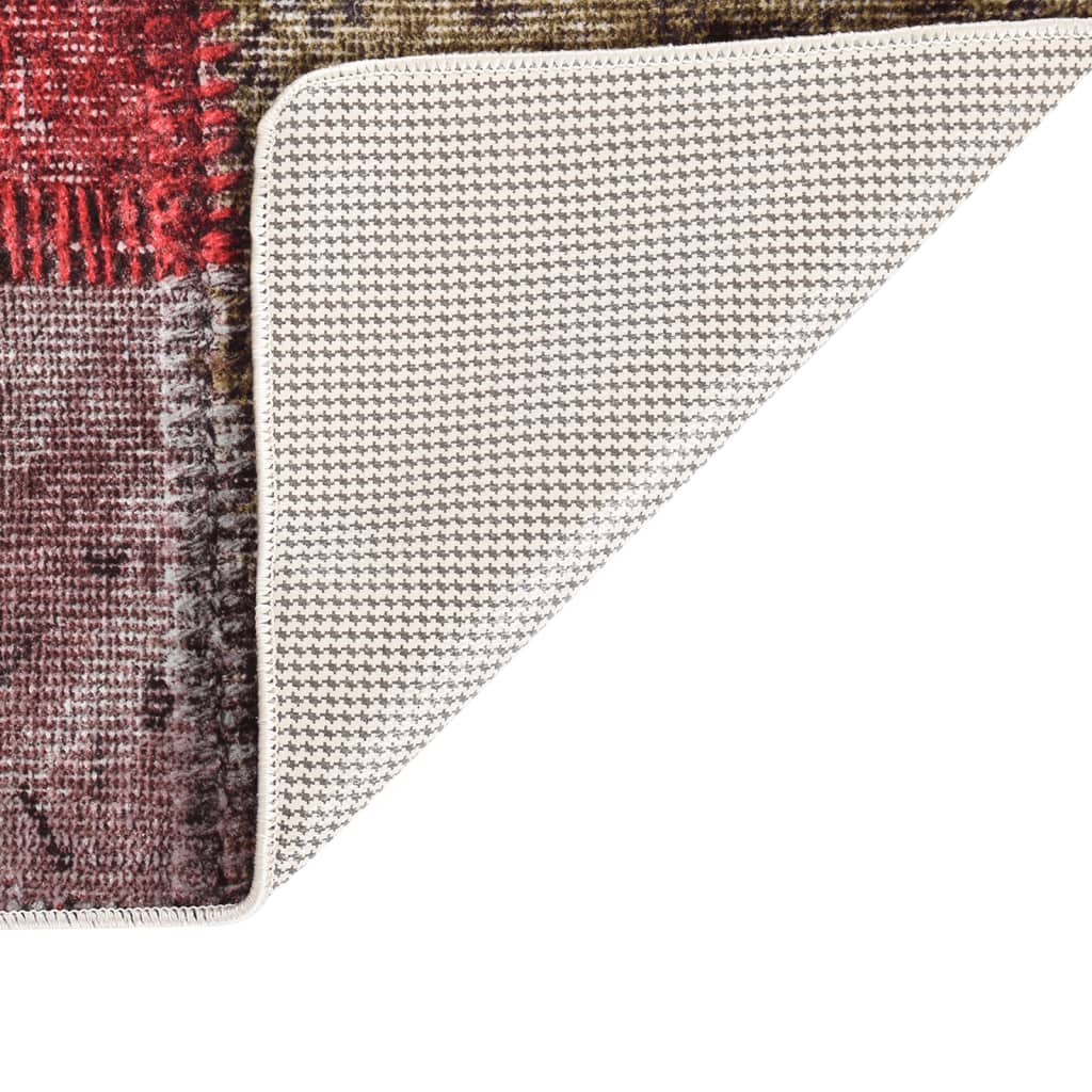 vidaXL Covor lavabil, mozaic multicolor, 80x300 cm, antiderapant vidaXL Covor lavabil, mozaic multicolor, 80x300 cm, antiderapant
