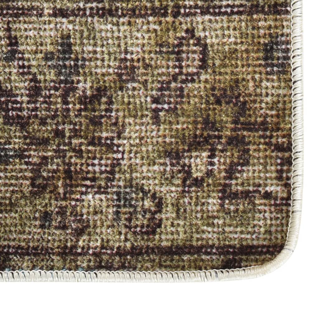 vidaXL Covor lavabil, mozaic multicolor, 160x230 cm, antiderapant