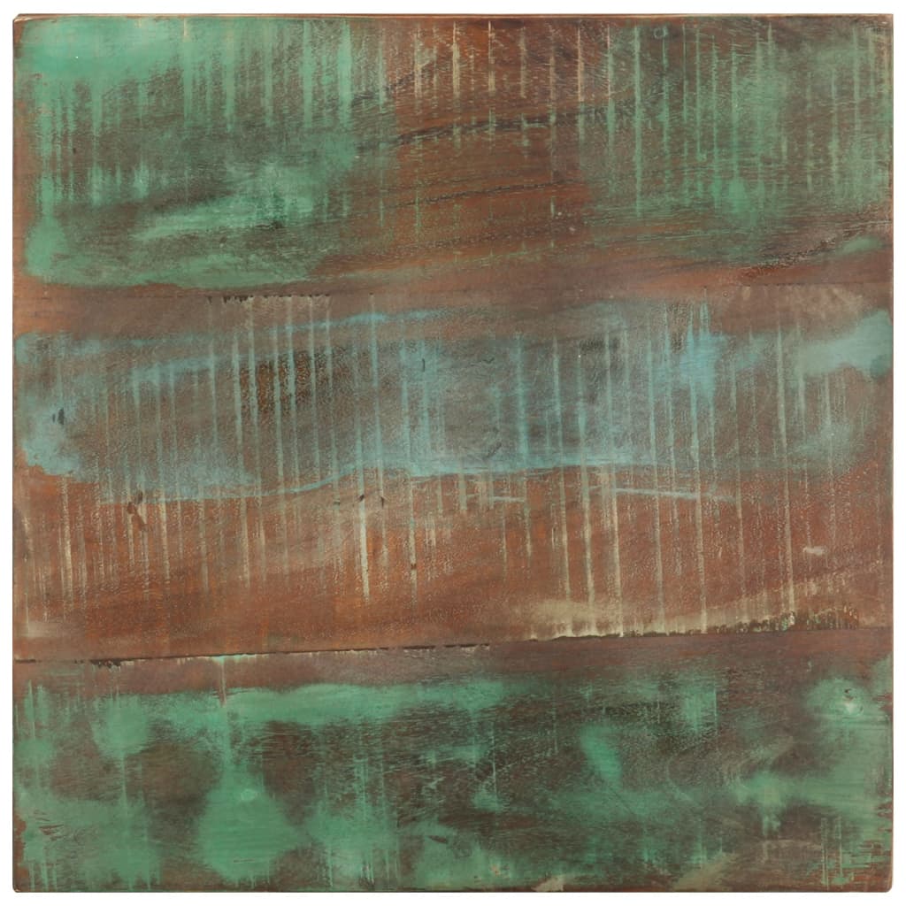 vidaXL Masă laterală cu roți, 40x40x42 cm, lemn masiv reciclat