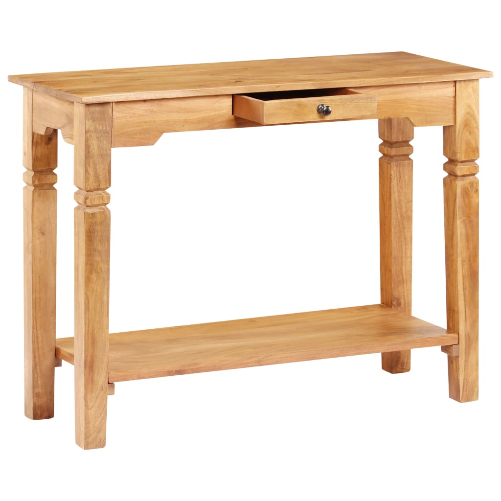 vidaXL Masă consolă, 100x40x76 cm, lemn masiv de acacia