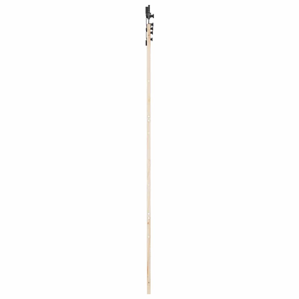 vidaXL Ușă glisantă Maro 90 x 208 cm Lemn masiv de pin vidaXL Ușă glisantă Maro 90 x 208 cm Lemn masiv de pin