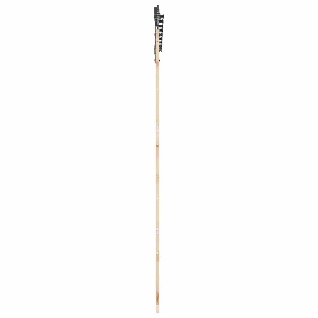 vidaXL Ușă glisantă Maro 90 x 208 cm Lemn masiv de pin vidaXL Ușă glisantă Maro 90 x 208 cm Lemn masiv de pin