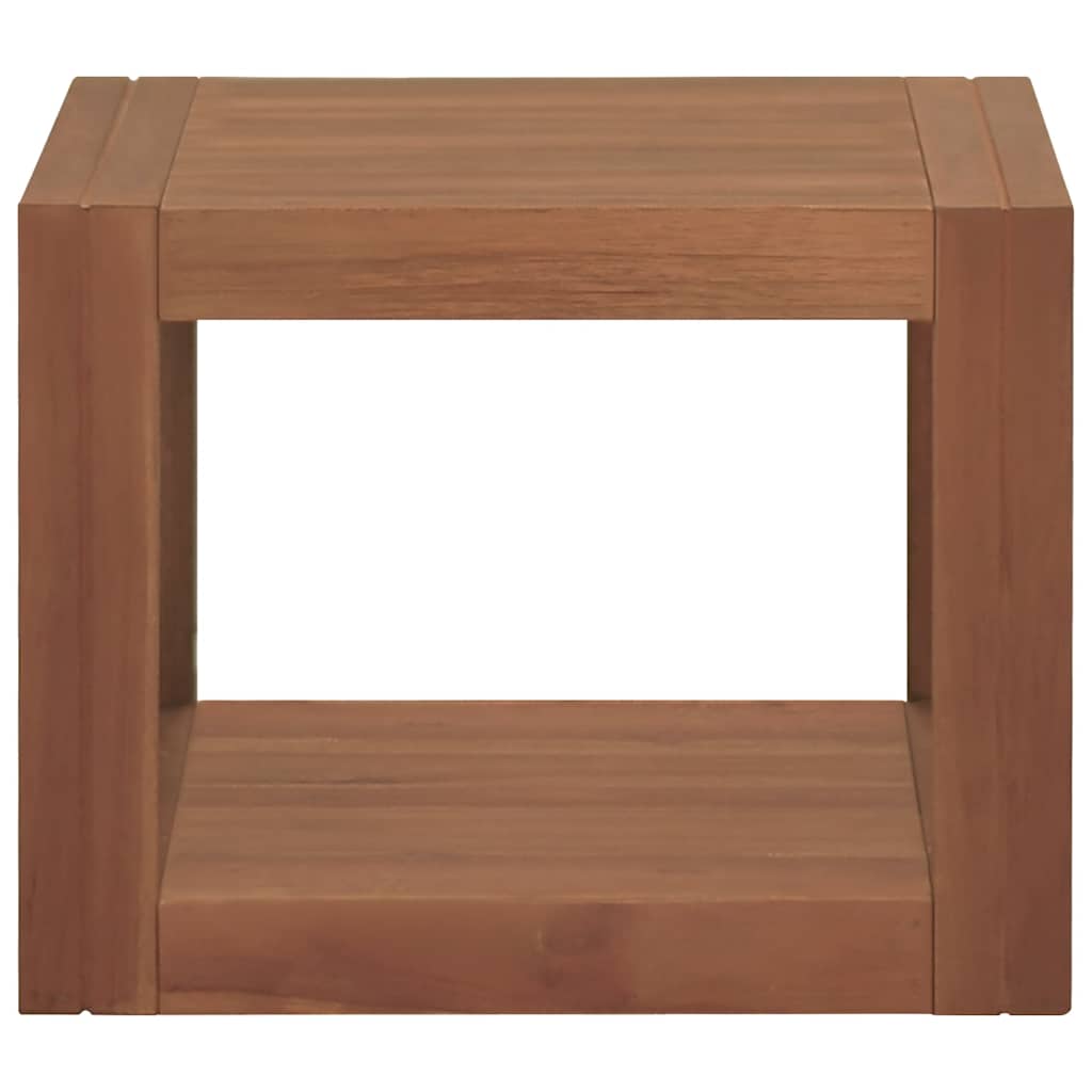 vidaXL Dulap de baie suspendat, 45x45x30 cm, lemn masiv de tec