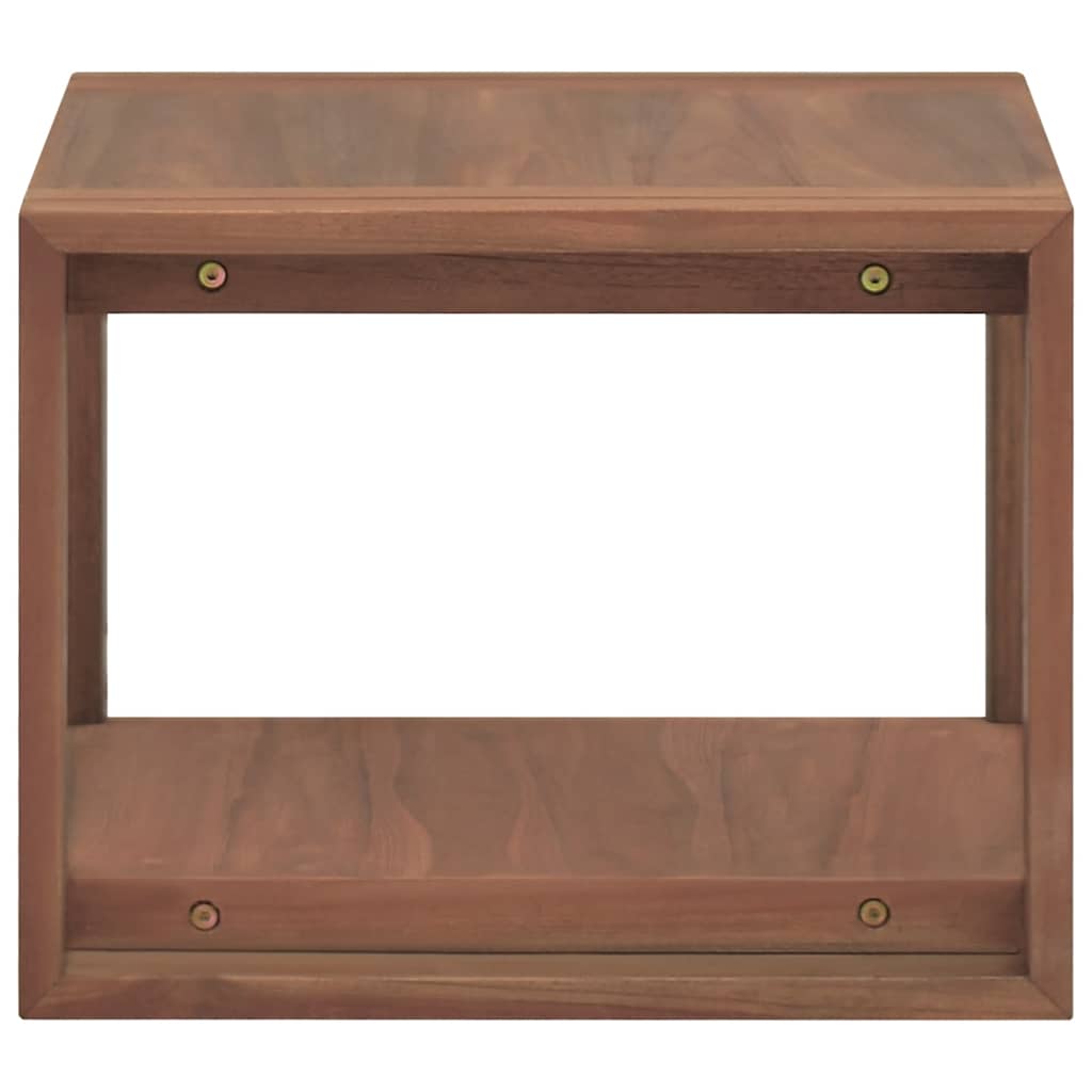 vidaXL Dulap de baie suspendat, 45x45x30 cm, lemn masiv de tec