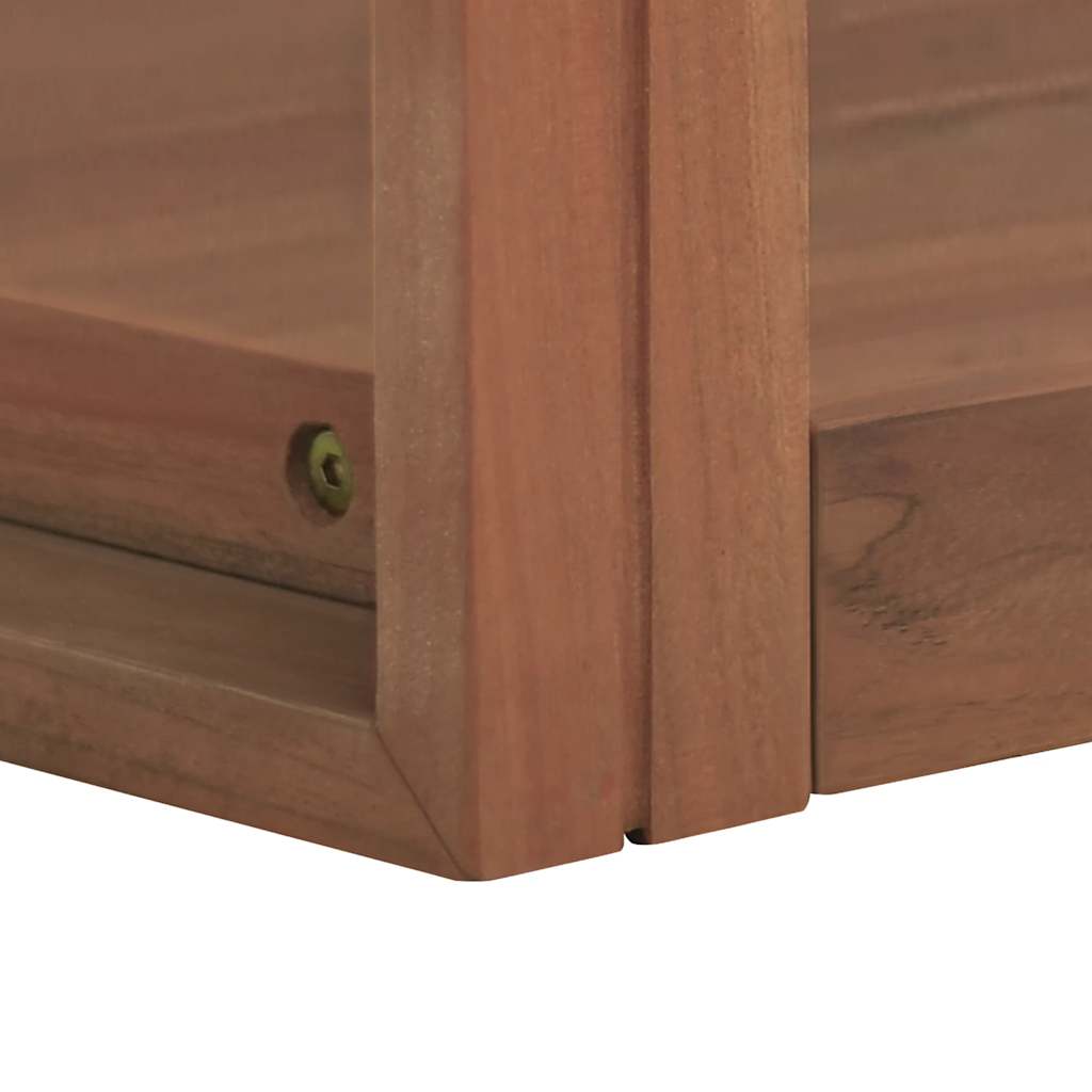 vidaXL Dulap de baie suspendat, 45x45x30 cm, lemn masiv de tec