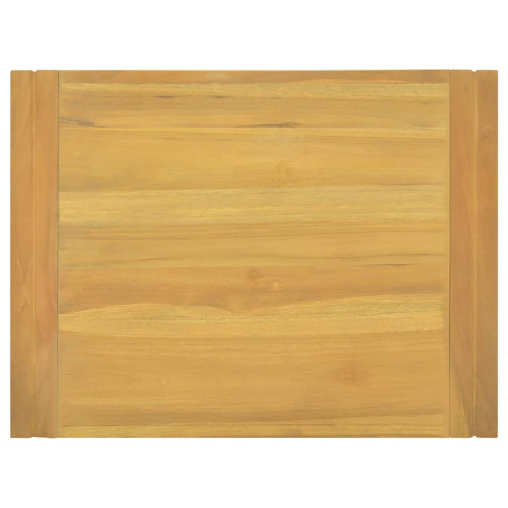 vidaXL Dulap de baie suspendat, 60x45x35 cm, lemn masiv de tec