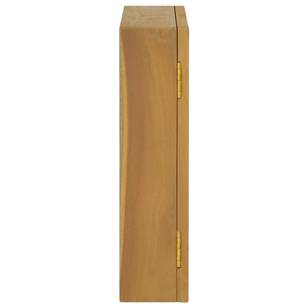 vidaXL Dulap cu oglindă, 60x10x40 cm, lemn masiv de tec