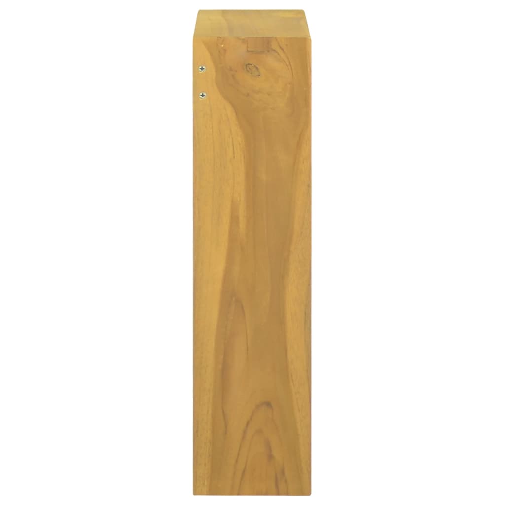 vidaXL Dulap cu oglindă, 30x10x40 cm, lemn masiv de tec vidaXL Dulap cu oglindă, 30x10x40 cm, lemn masiv de tec