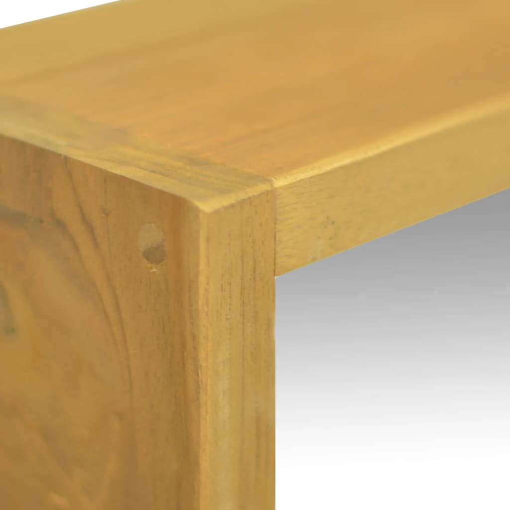vidaXL Dulap cu oglindă, 30x10x40 cm, lemn masiv de tec vidaXL Dulap cu oglindă, 30x10x40 cm, lemn masiv de tec