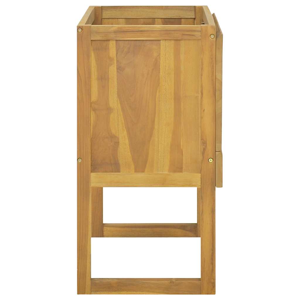 vidaXL Dulap de baie, 90x40x75,5 cm, lemn masiv de tec vidaXL Dulap de baie, 90x40x75,5 cm, lemn masiv de tec
