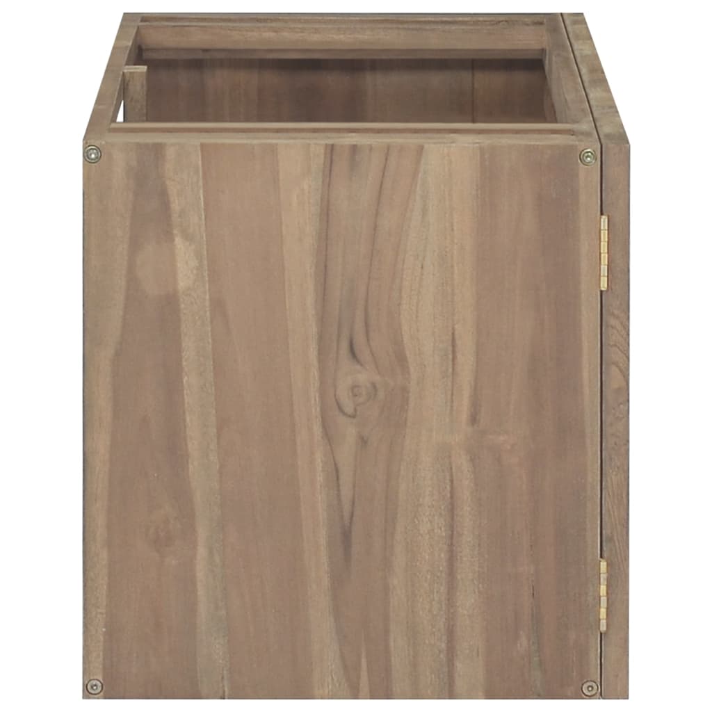 vidaXL Dulap pentru baie de perete, 90x39x40 cm, lemn masiv de tec