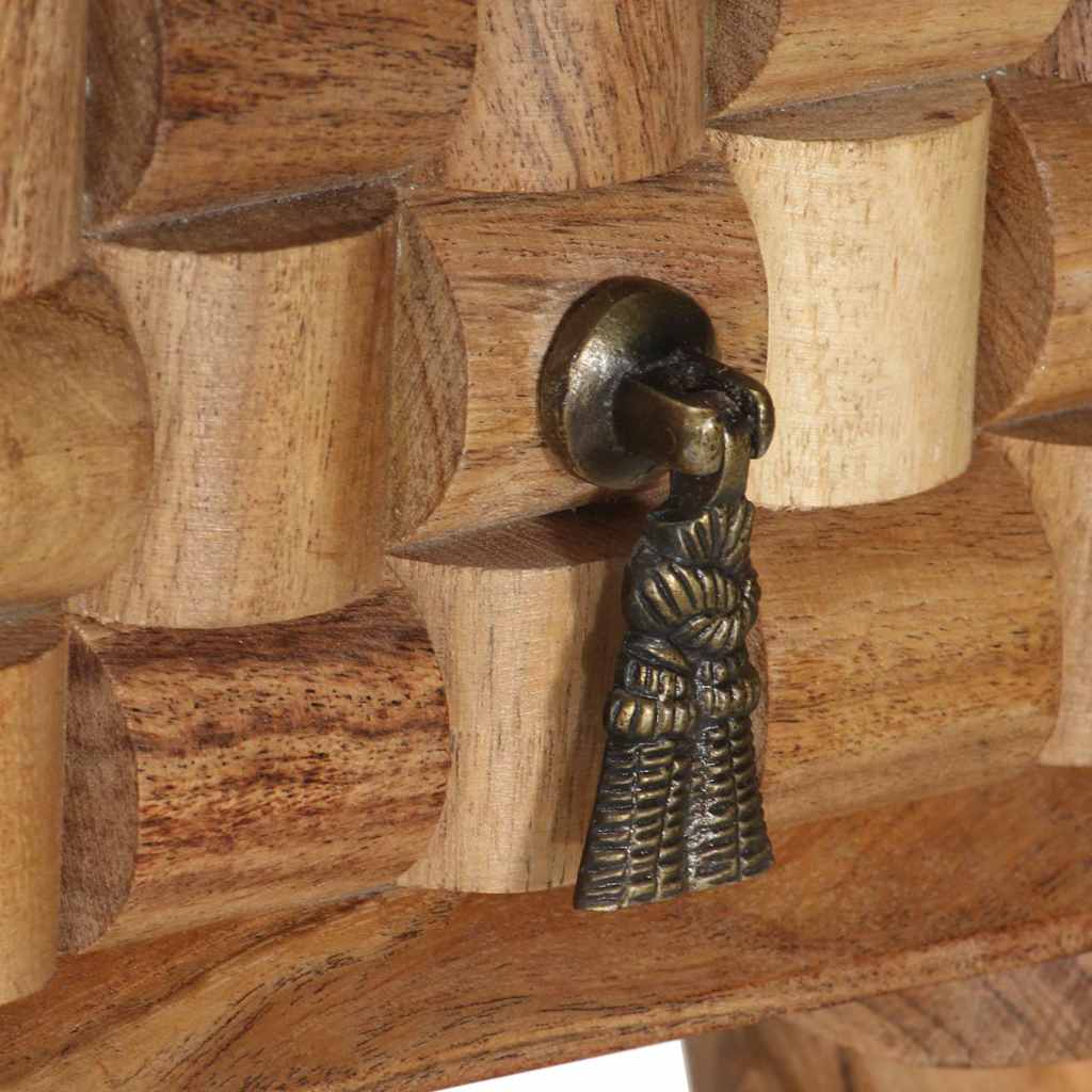 vidaXL Birou de scris, 110x50x76 cm, lemn masiv de acacia