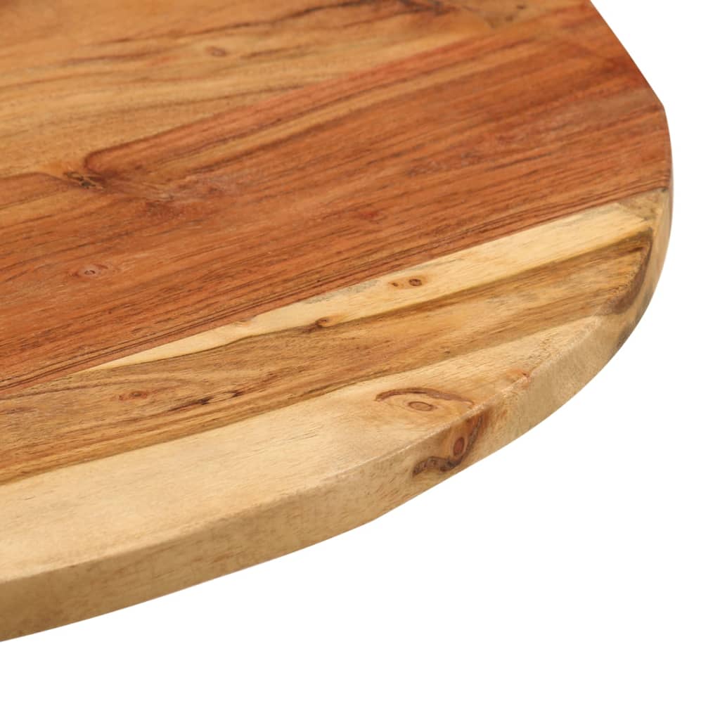 vidaXL Masă laterală, 60x(42-62) cm, lemn masiv de acacia și fontă vidaXL Masă laterală, 60x(42-62) cm, lemn masiv de acacia și fontă