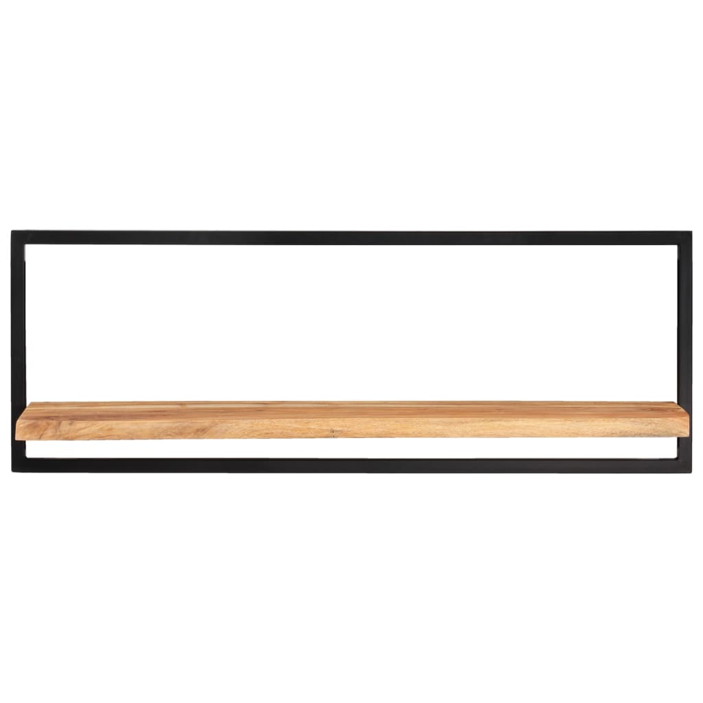 vidaXL Rafturi de perete 2 buc. 100x24x35 cm lemn masiv acacia/oțel vidaXL Rafturi de perete 2 buc. 100x24x35 cm lemn masiv acacia/oțel