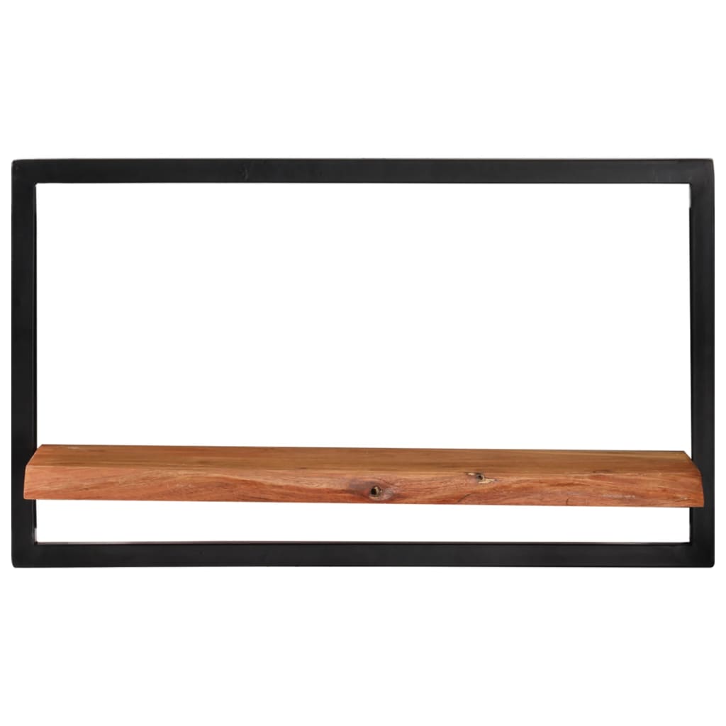vidaXL Rafturi de perete 2 buc. 60x25x35 cm lemn masiv acacia/oțel vidaXL Rafturi de perete 2 buc. 60x25x35 cm lemn masiv acacia/oțel