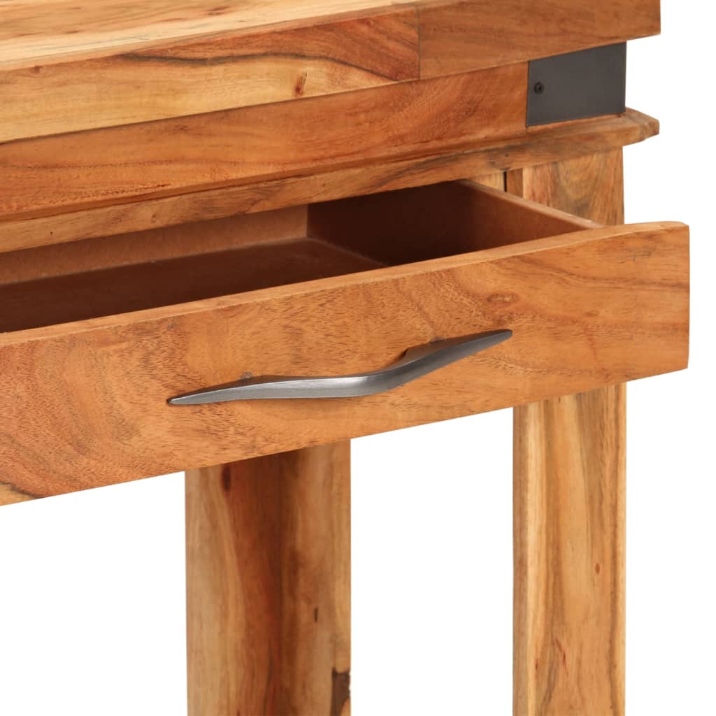vidaXL Masă consolă, 110x34x74 cm, lemn masiv de acacia vidaXL Masă consolă, 110x34x74 cm, lemn masiv de acacia