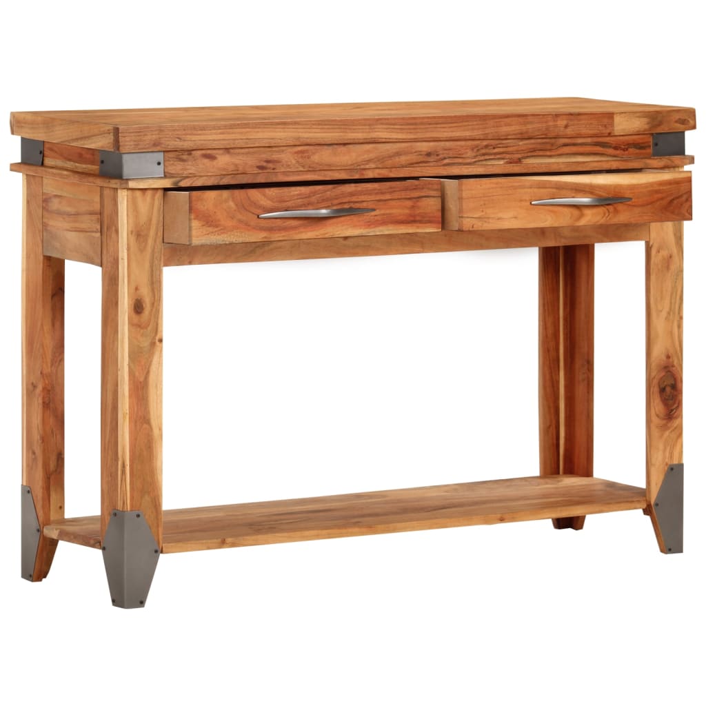 vidaXL Masă consolă, 110x34x74 cm, lemn masiv de acacia vidaXL Masă consolă, 110x34x74 cm, lemn masiv de acacia