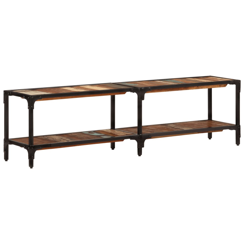 vidaXL Comodă TV, 150x30x41 cm, lemn masiv reciclat