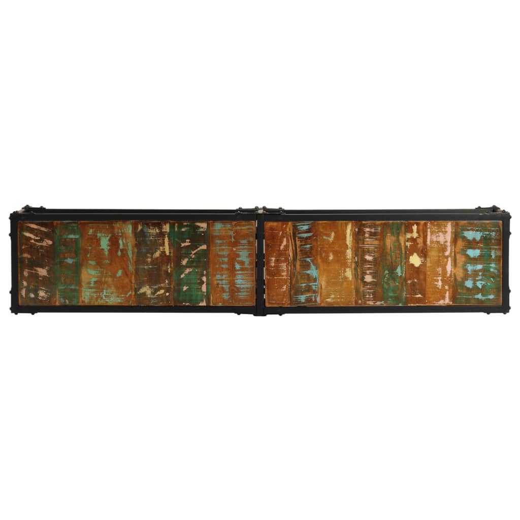 vidaXL Comodă TV, 150x30x41 cm, lemn masiv reciclat