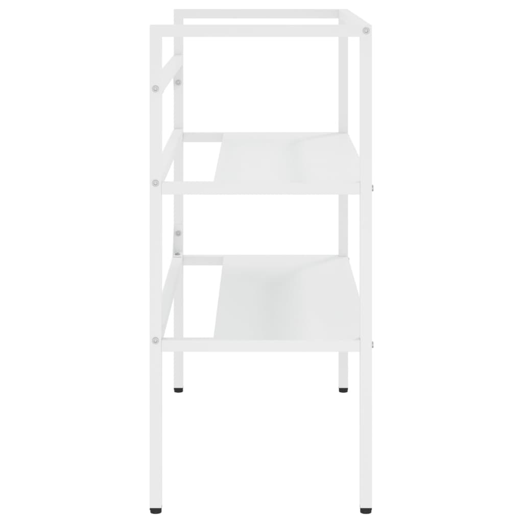 vidaXL Cadru chiuvetă de baie, alb, 79x38x83 cm, fier vidaXL Cadru chiuvetă de baie, alb, 79x38x83 cm, fier