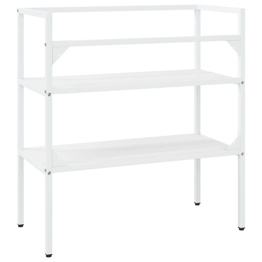 vidaXL Cadru chiuvetă de baie, alb, 79x38x83 cm, fier vidaXL Cadru chiuvetă de baie, alb, 79x38x83 cm, fier