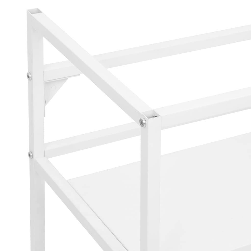 vidaXL Cadru chiuvetă de baie, alb, 79x38x83 cm, fier vidaXL Cadru chiuvetă de baie, alb, 79x38x83 cm, fier