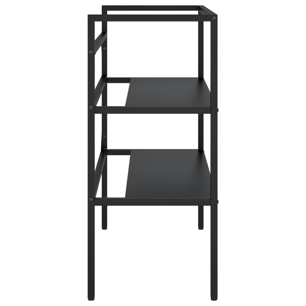 vidaXL Cadru chiuvetă de baie, negru, 79x38x83 cm, fier vidaXL Cadru chiuvetă de baie, negru, 79x38x83 cm, fier