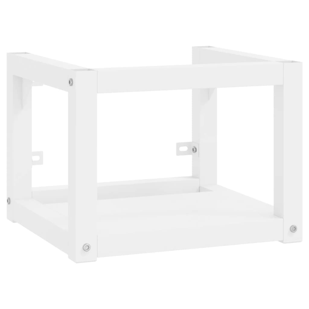vidaXL Cadru chiuvetă de baie pentru perete, alb, 40x38x31 cm, fier vidaXL Cadru chiuvetă de baie pentru perete, alb, 40x38x31 cm, fier