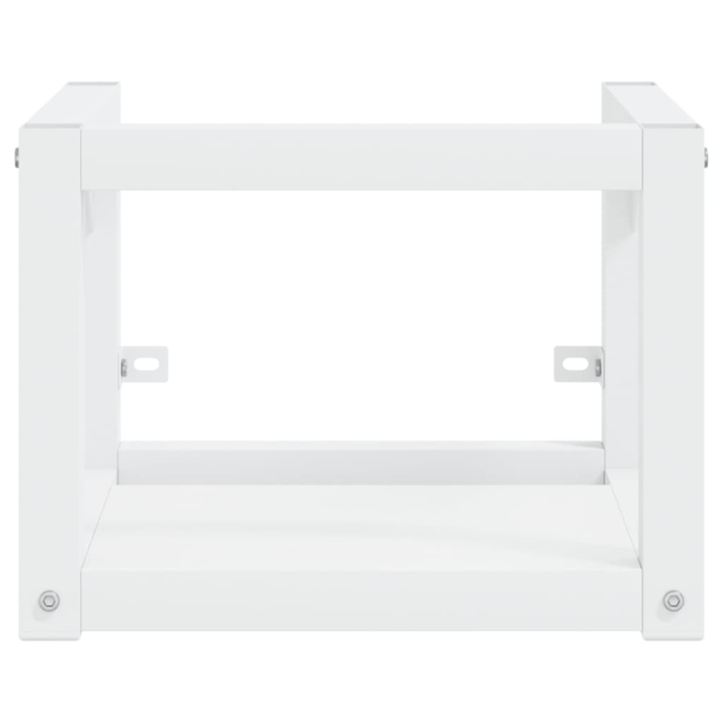 vidaXL Cadru chiuvetă de baie pentru perete, alb, 40x38x31 cm, fier vidaXL Cadru chiuvetă de baie pentru perete, alb, 40x38x31 cm, fier