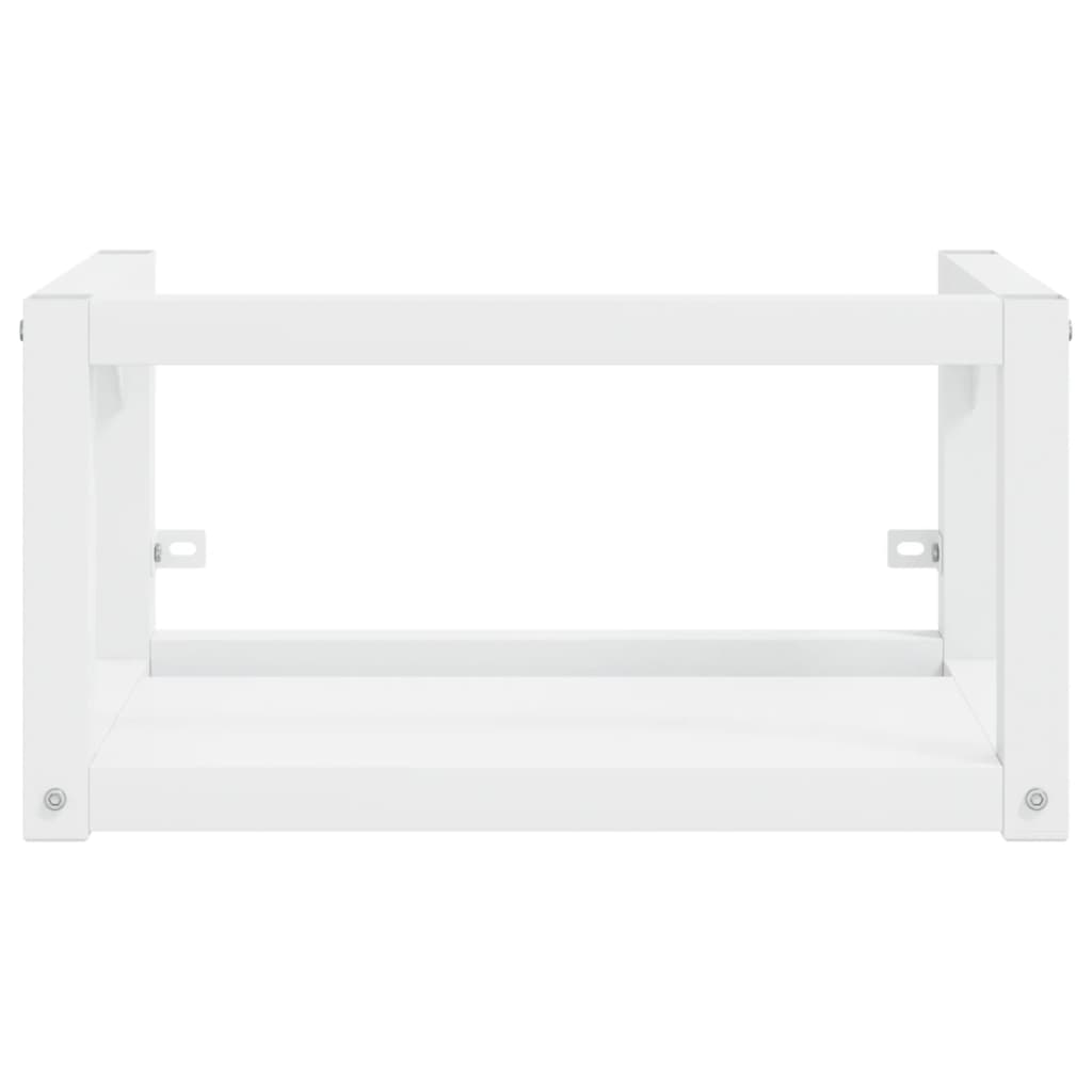 vidaXL Cadru chiuvetă de baie pentru perete, alb, 59x38x31 cm, fier vidaXL Cadru chiuvetă de baie pentru perete, alb, 59x38x31 cm, fier