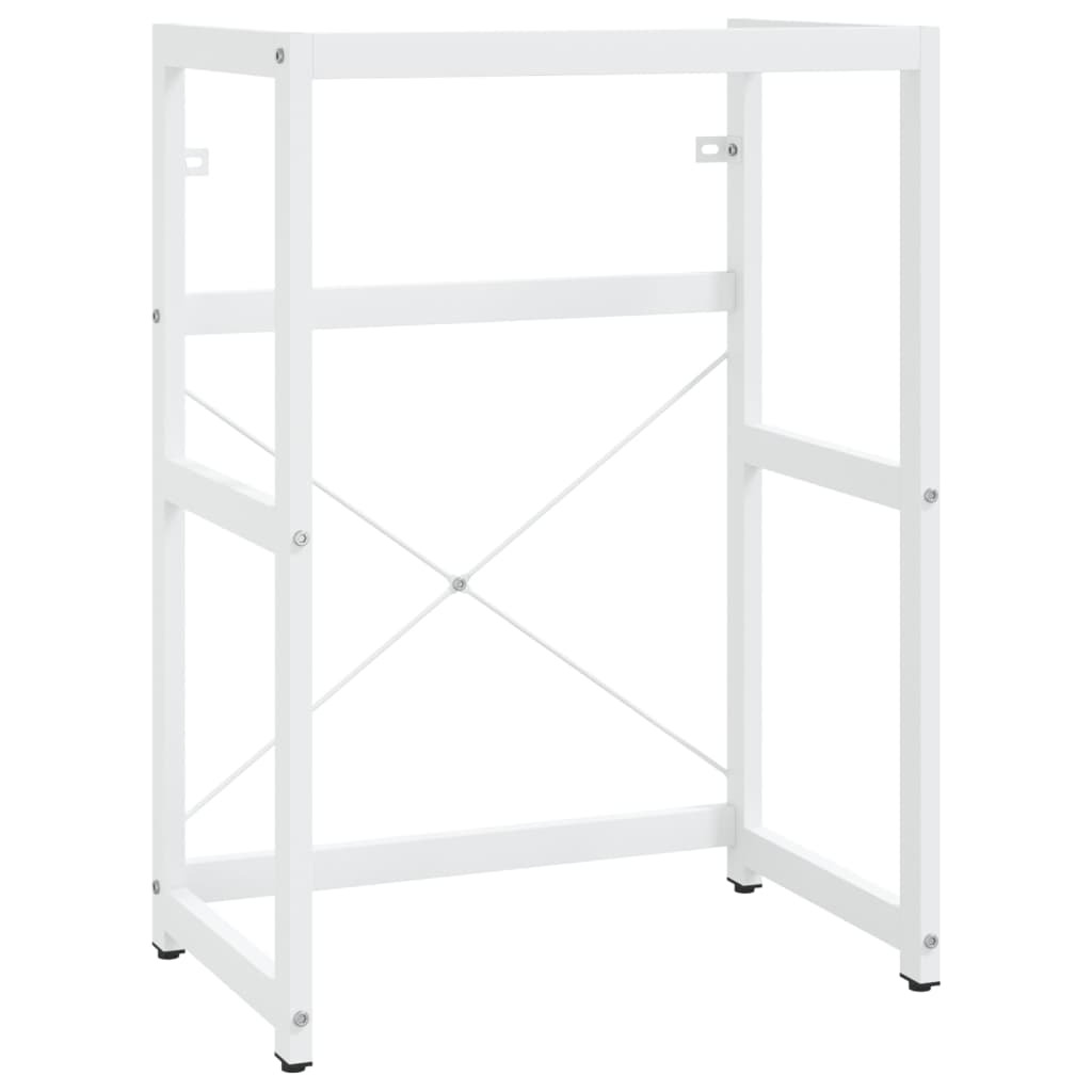 vidaXL Cadru chiuvetă de baie, alb, 59x38x83 cm, fier vidaXL Cadru chiuvetă de baie, alb, 59x38x83 cm, fier