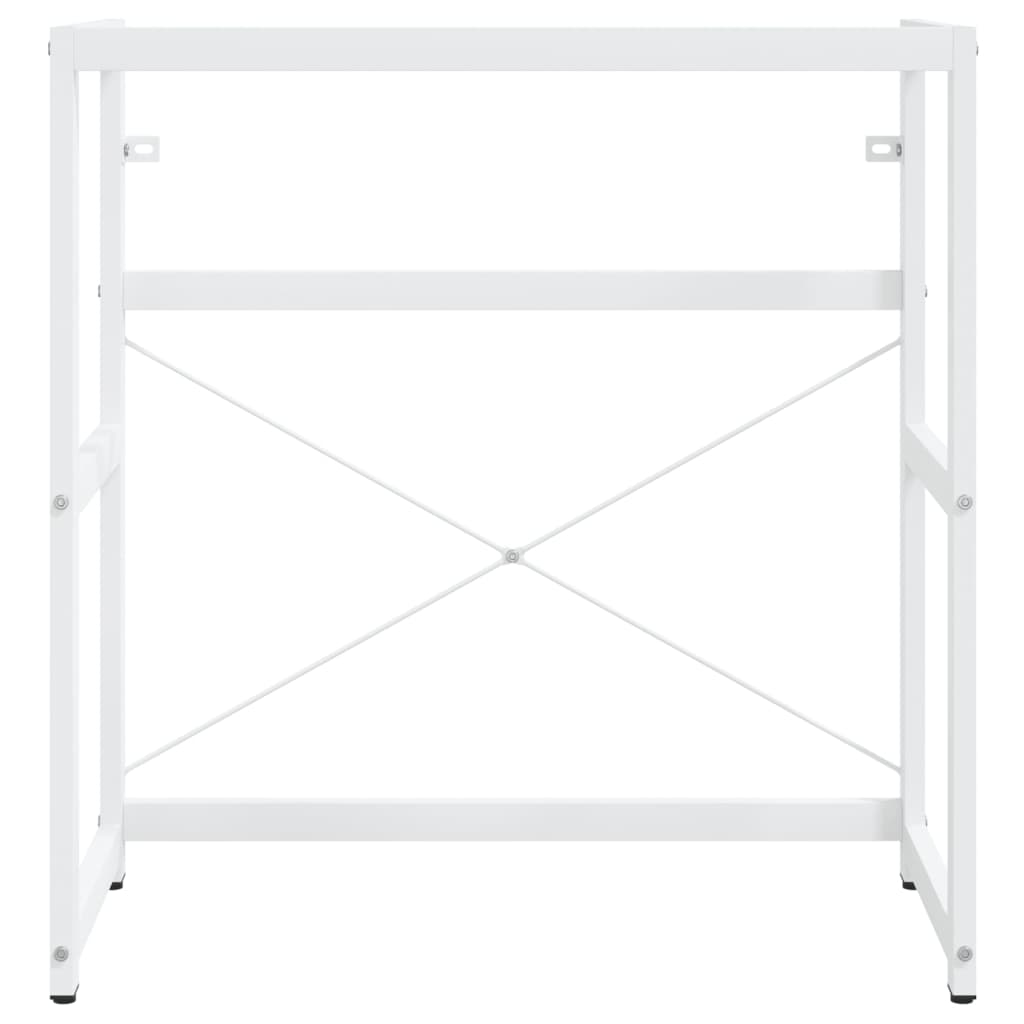vidaXL Cadru chiuvetă de baie, alb, 79x38x83 cm, fier vidaXL Cadru chiuvetă de baie, alb, 79x38x83 cm, fier