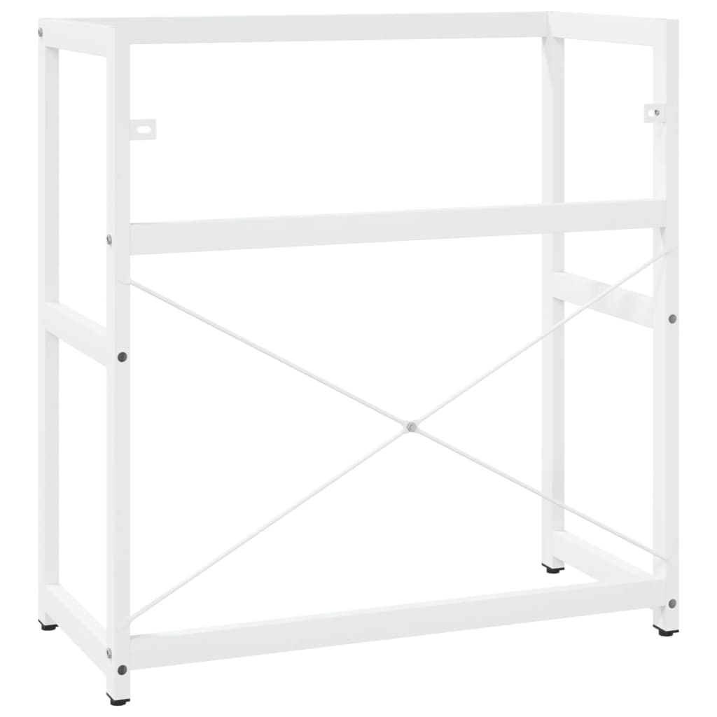 vidaXL Cadru chiuvetă de baie, alb, 79x38x83 cm, fier vidaXL Cadru chiuvetă de baie, alb, 79x38x83 cm, fier
