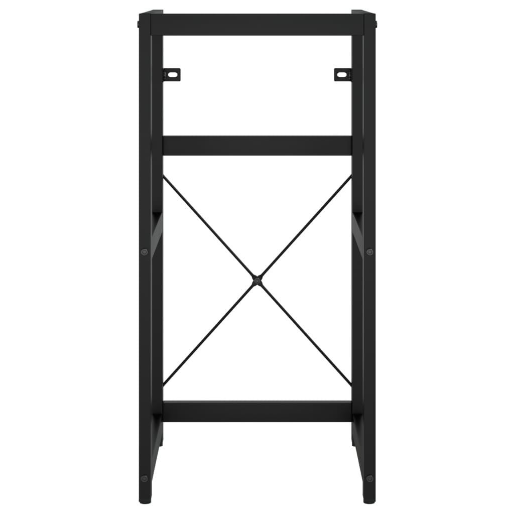 vidaXL Cadru chiuvetă de baie, negru, 40x38x83 cm, fier vidaXL Cadru chiuvetă de baie, negru, 40x38x83 cm, fier