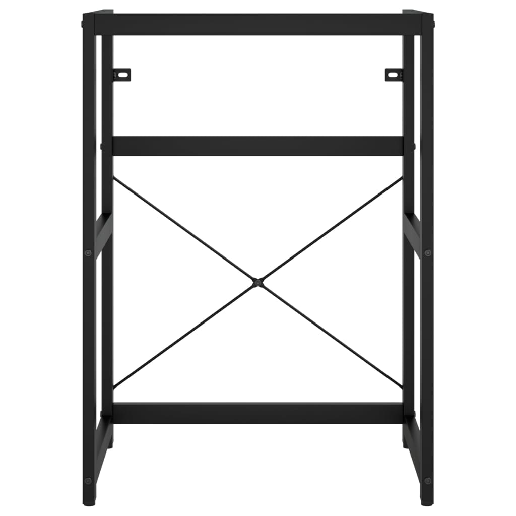 vidaXL Cadru chiuvetă de baie, negru, 59x38x83 cm, fier vidaXL Cadru chiuvetă de baie, negru, 59x38x83 cm, fier
