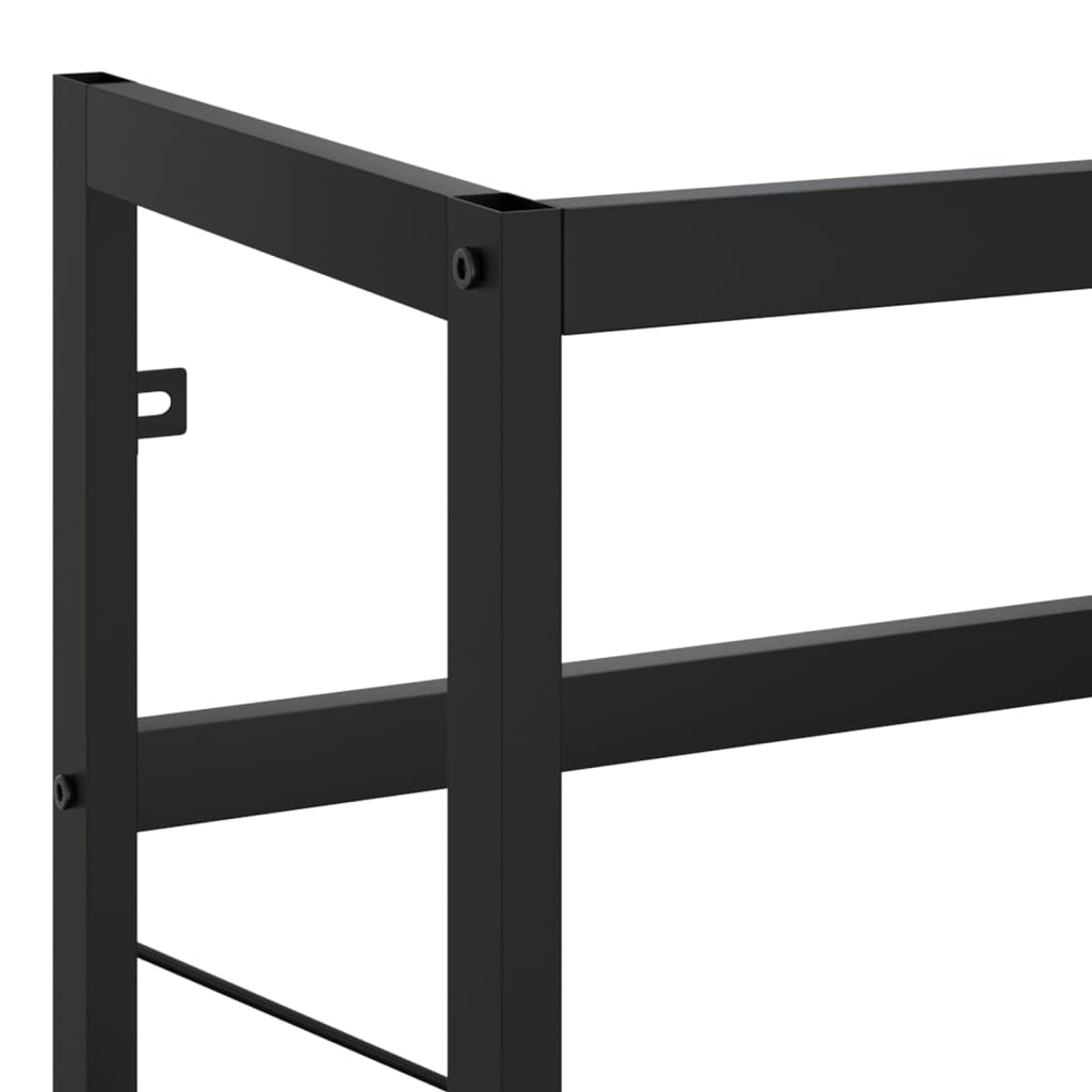 vidaXL Cadru chiuvetă de baie, negru, 59x38x83 cm, fier vidaXL Cadru chiuvetă de baie, negru, 59x38x83 cm, fier