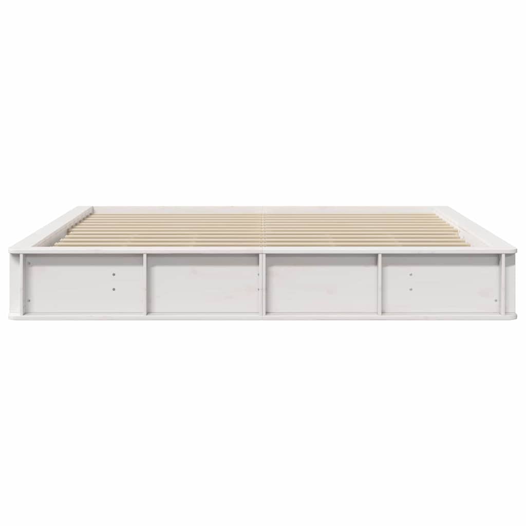 vidaXL Cadru de pat cu depozitare Alb 200 x 200 cm lemn vidaXL Cadru de pat cu depozitare Alb 200 x 200 cm lemn