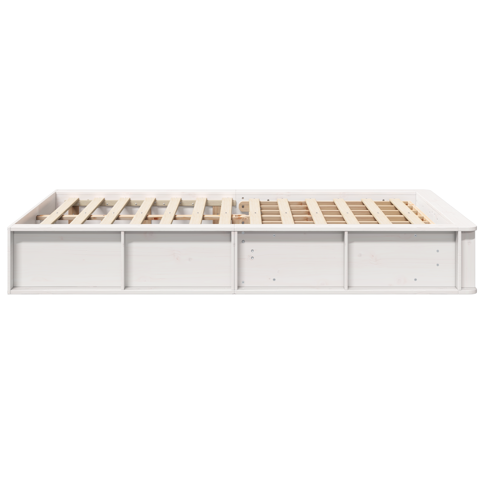 vidaXL Cadru de pat Alb 210 x 158 x 30 cm Lemn de pin masiv vidaXL Cadru de pat Alb 210 x 158 x 30 cm Lemn de pin masiv