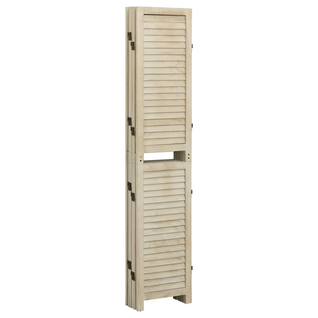 vidaXL Paravan de cameră cu 6 panouri, 210x165 cm,lemn masiv Paulownia vidaXL Paravan de cameră cu 6 panouri, 210x165 cm,lemn masiv Paulownia