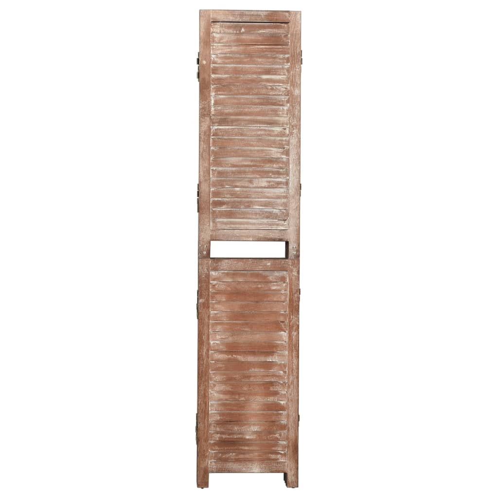 vidaXL Paravan cameră cu 6 panouri,maro,210x165cm,lemn masiv Paulownia vidaXL Paravan cameră cu 6 panouri,maro,210x165cm,lemn masiv Paulownia