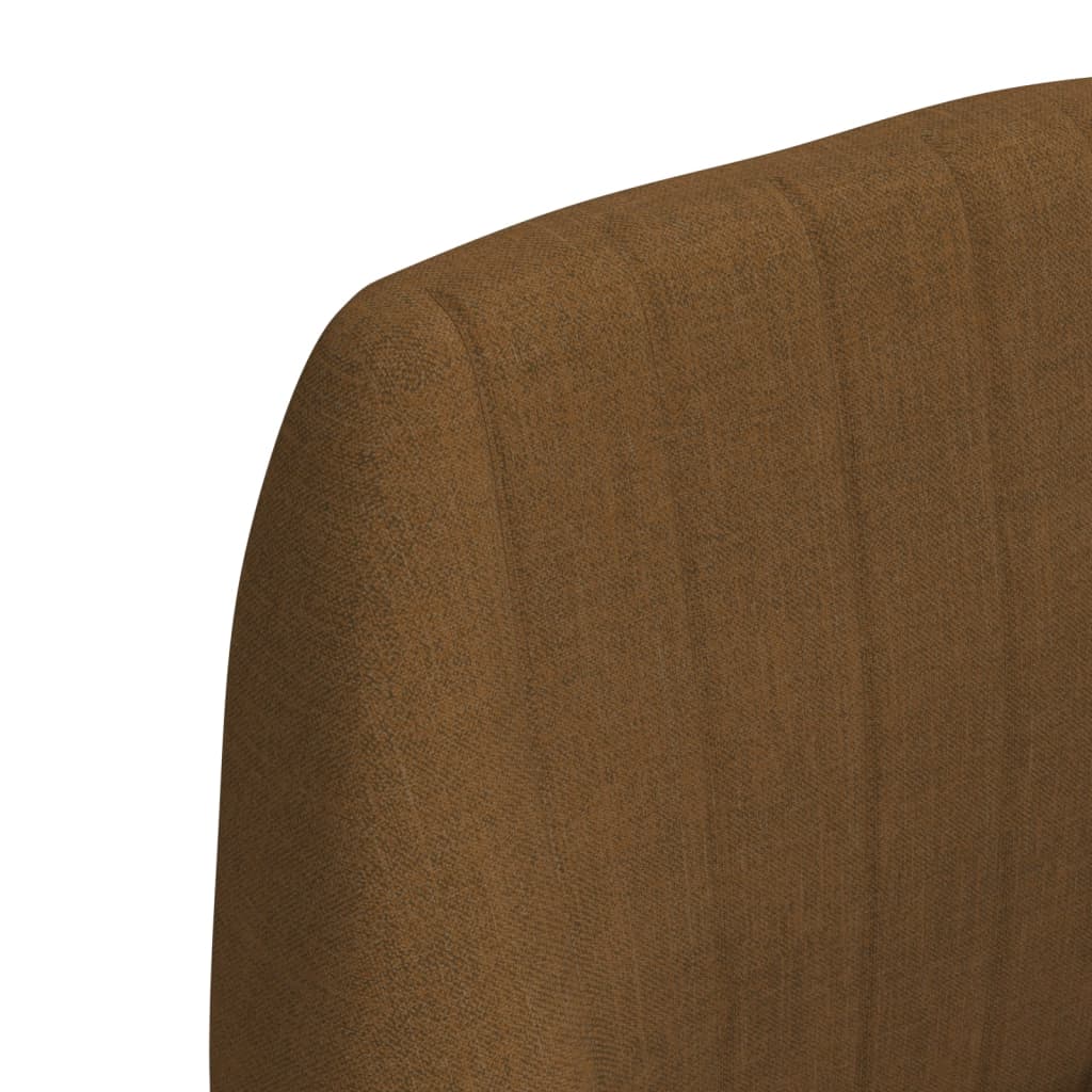 vidaXL Scaun de bar, maro, material textil vidaXL Scaun de bar, maro, material textil